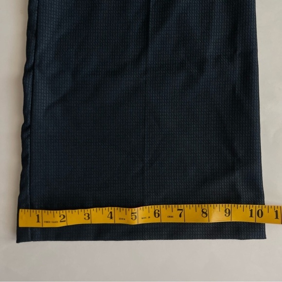 Worthington Curvy Fit Classic Navy Checkered Dress Pants Size 10 - Picture 8 of 8